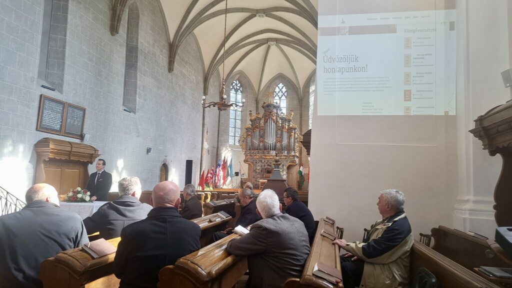 Új weboldal bemutatója a Vártemplomban